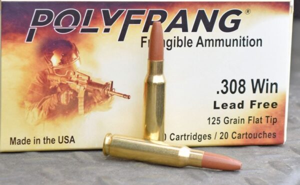 .308 | 7.62 mm Frangible Ammunition - SAFER, Made in the USA, Lead-free ...